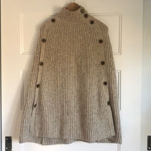J Crew wool blend poncho